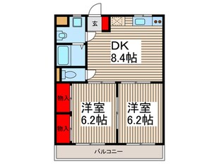 ガ－デンハウスの物件間取画像